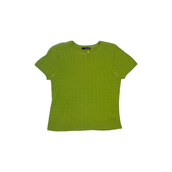 Green Knit Tee - Picture 2 of 4